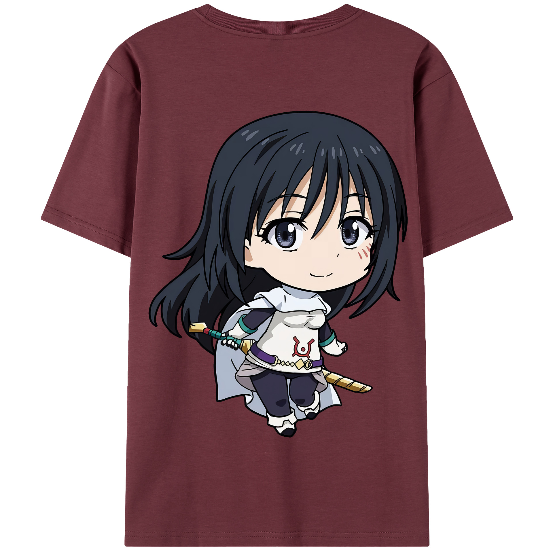 （画像用） 転スラ Regarding Reincarnated to Slime 綿100％半袖Tシャツ（背面プリント）